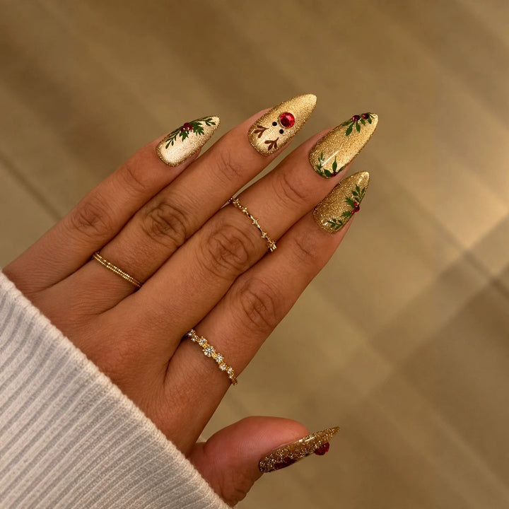 Decorative Holiday Nail Art Extensions Stornfield