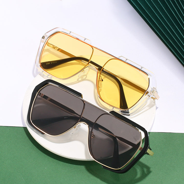 Statement Oversized Angular Sunglasses Stornfield