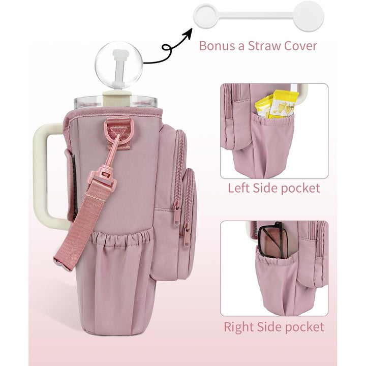 Practical crossbody bag with versatile compartments and a removable cup holder Stornfield