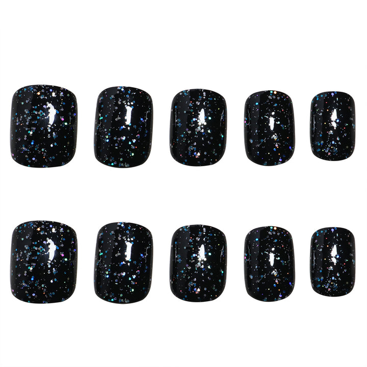 Sparkling Glitter Press-On Nails Stornfield