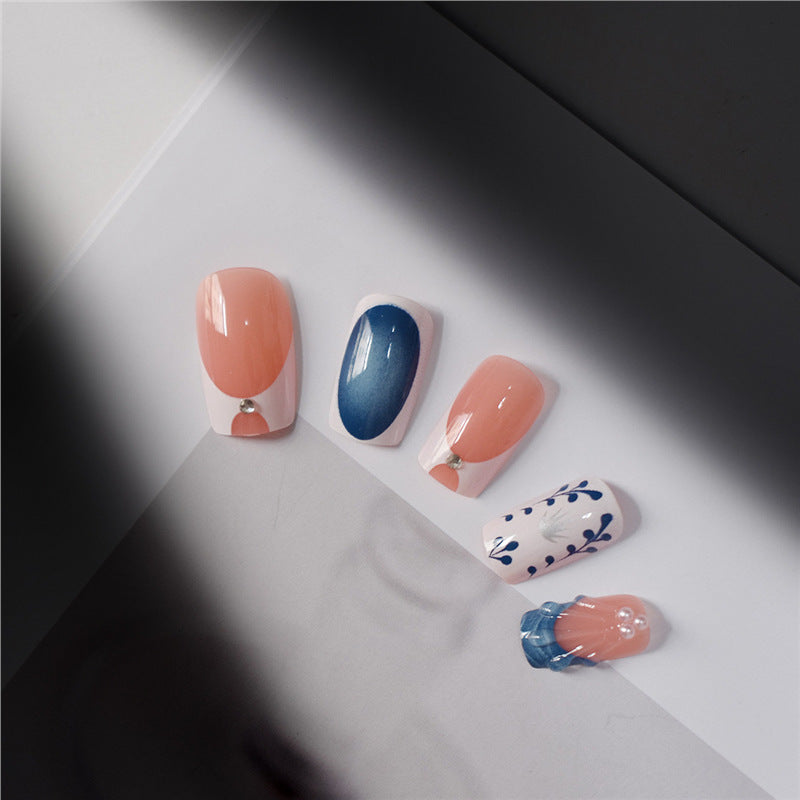 Artistic Decorative Press-On Nail Set Stornfield
