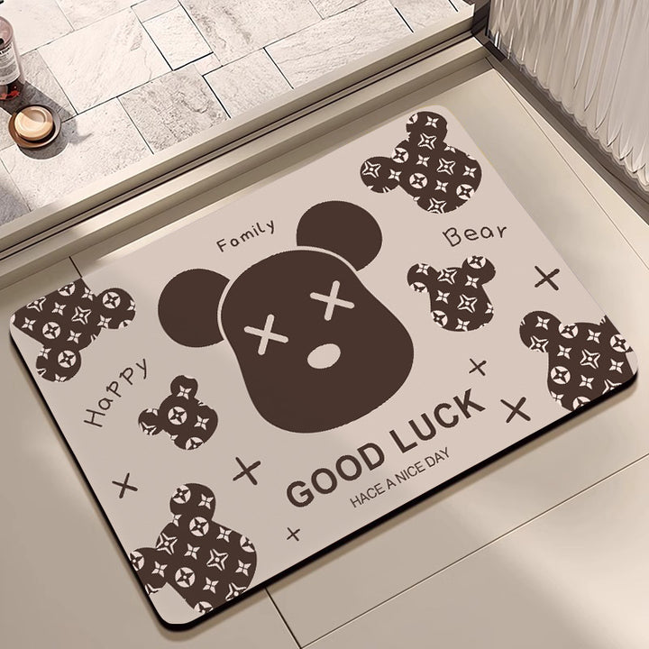 Cute Cartoon Character Bath Mat Stornfield