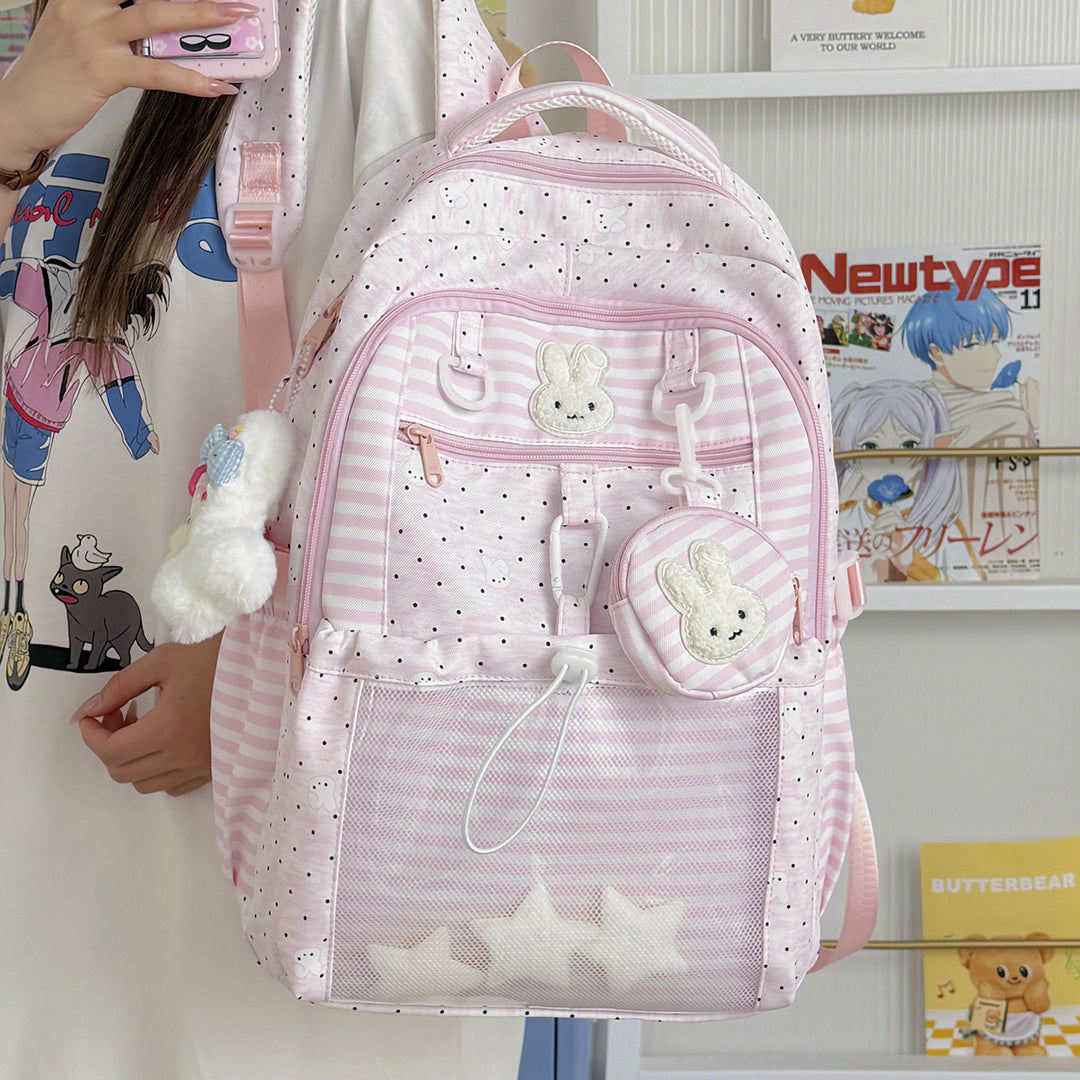 Cartoon Character Print Backpack Stornfield