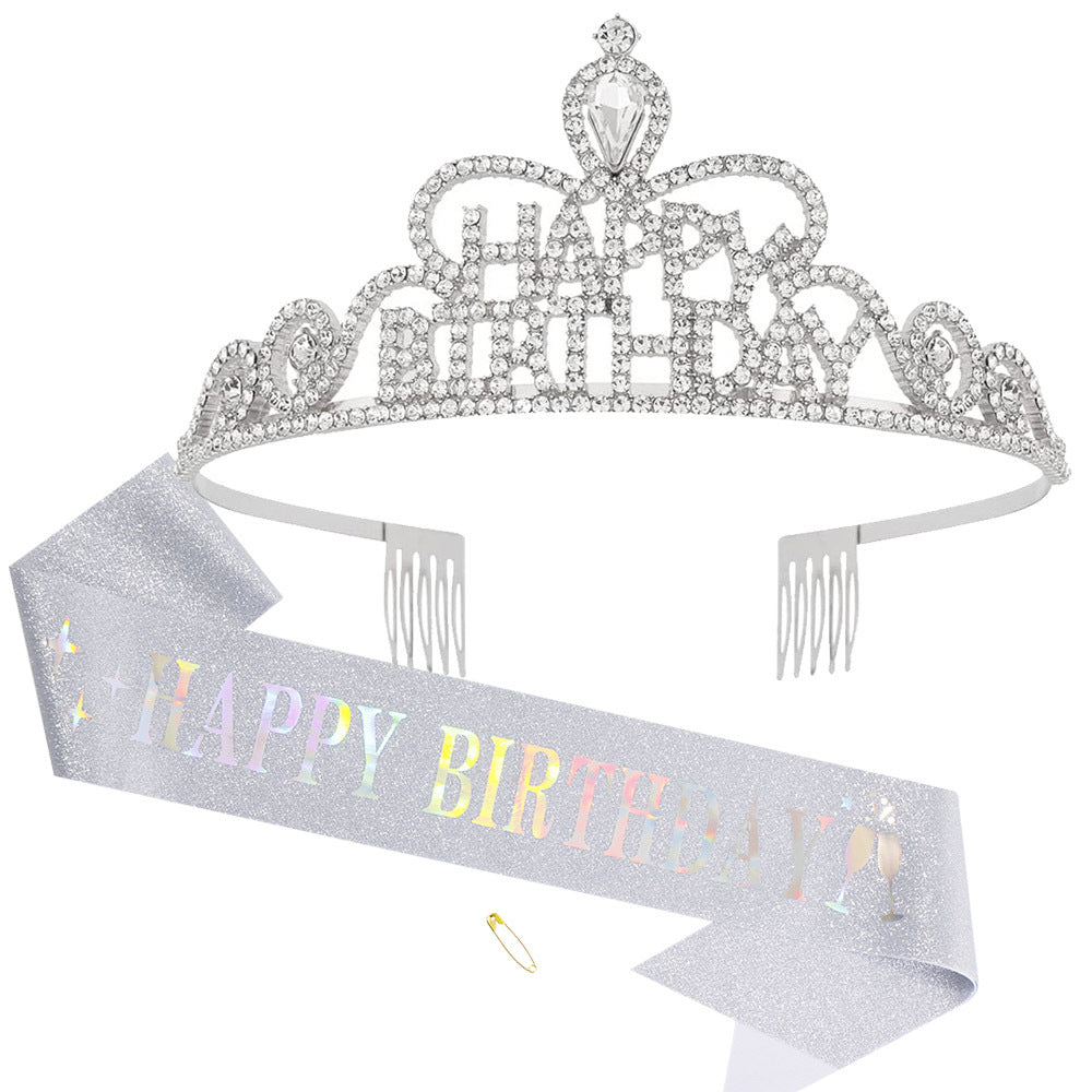 Women Funkenkrone with "Happy Birthday" lettering Stornfield