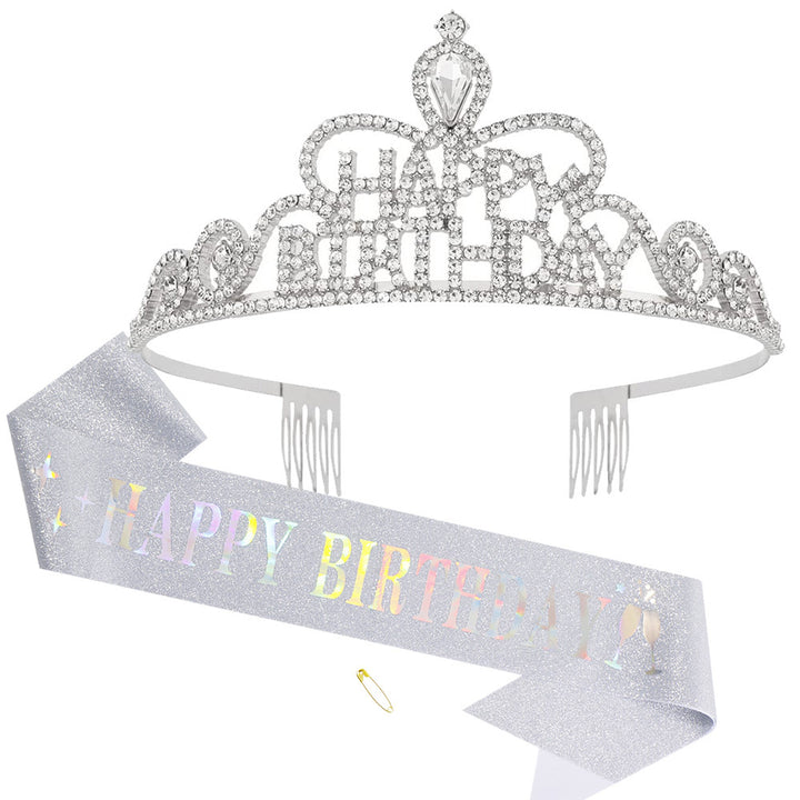 Women Funkenkrone with "Happy Birthday" lettering Stornfield