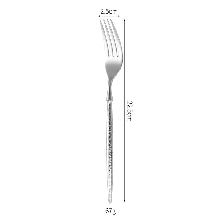 Elegant soup spoon with structured handle Stornfield