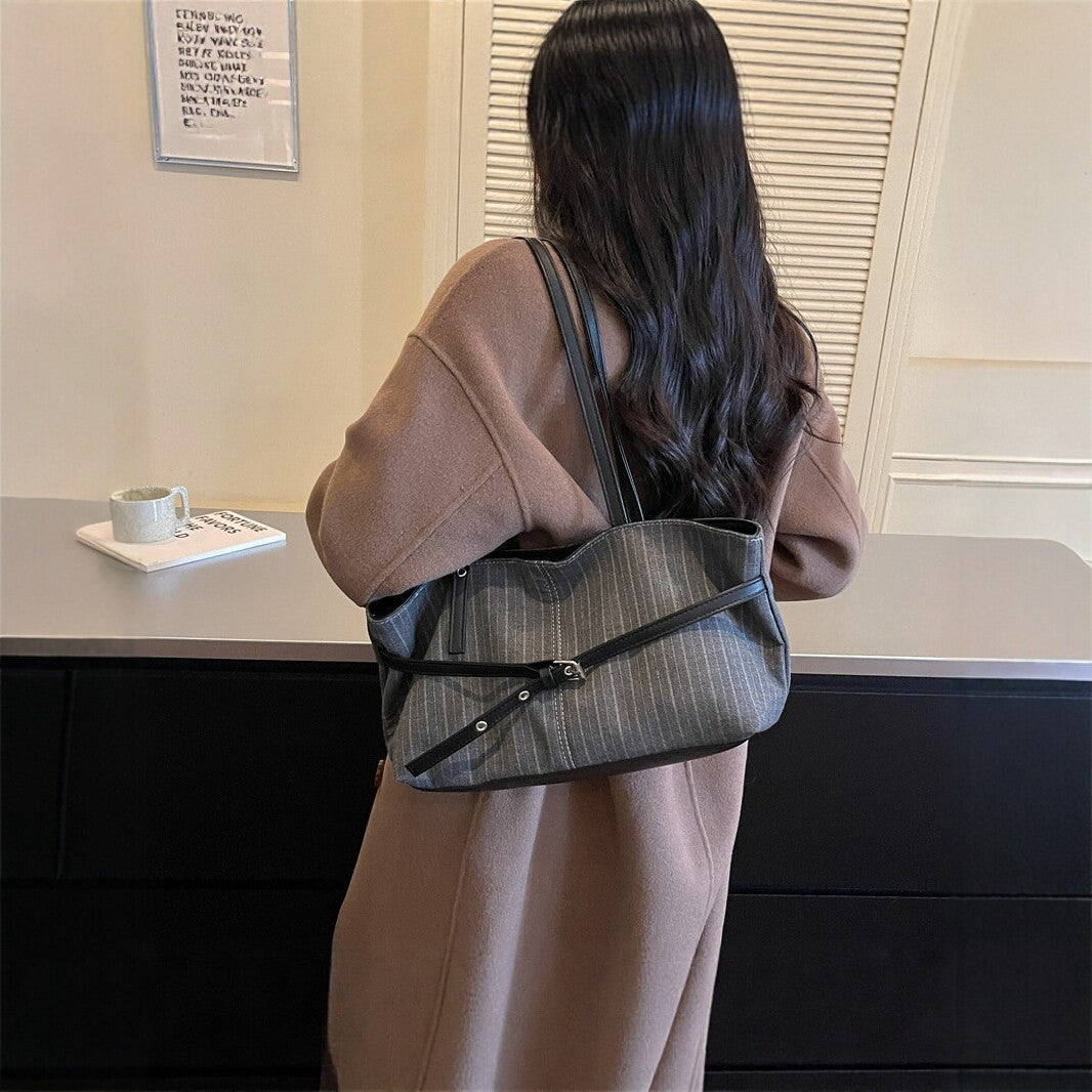 Striped Tote Bag
