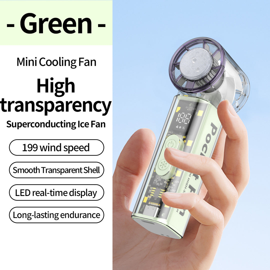 Unisex Pocket-Sized High-Speed Cooling Fan Stornfield