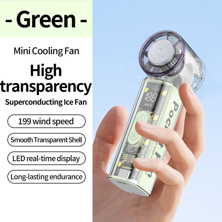 Unisex Pocket-Sized High-Speed Cooling Fan Stornfield