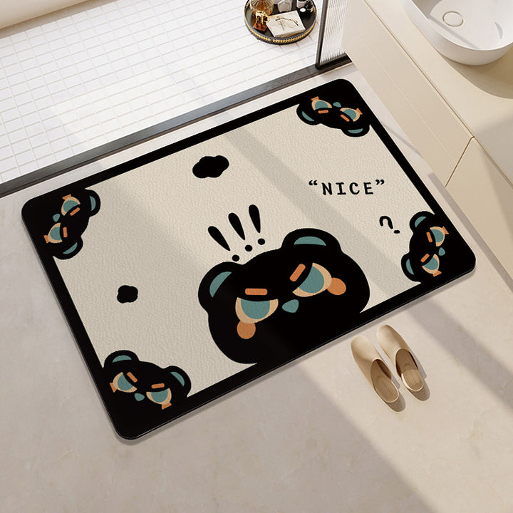 Decorative Cartoon Welcome Mat Stornfield