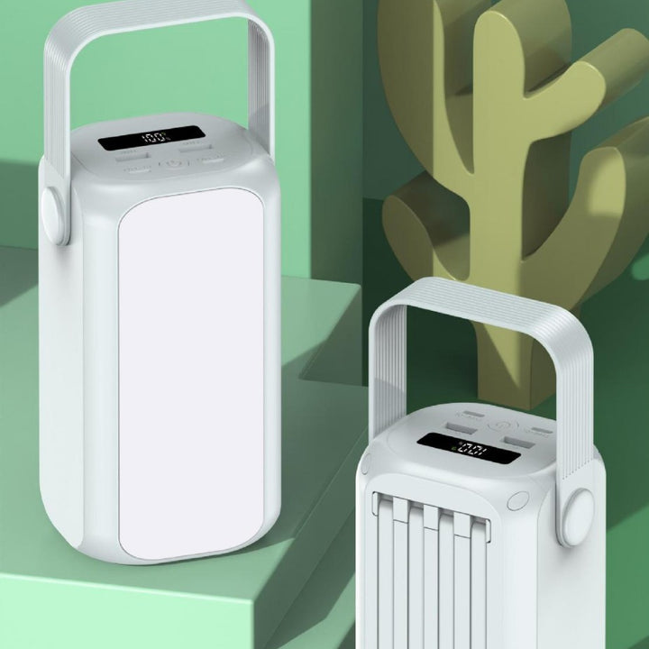 Portable power bank with multifunctional charging port and integrated carrying handle Stornfield