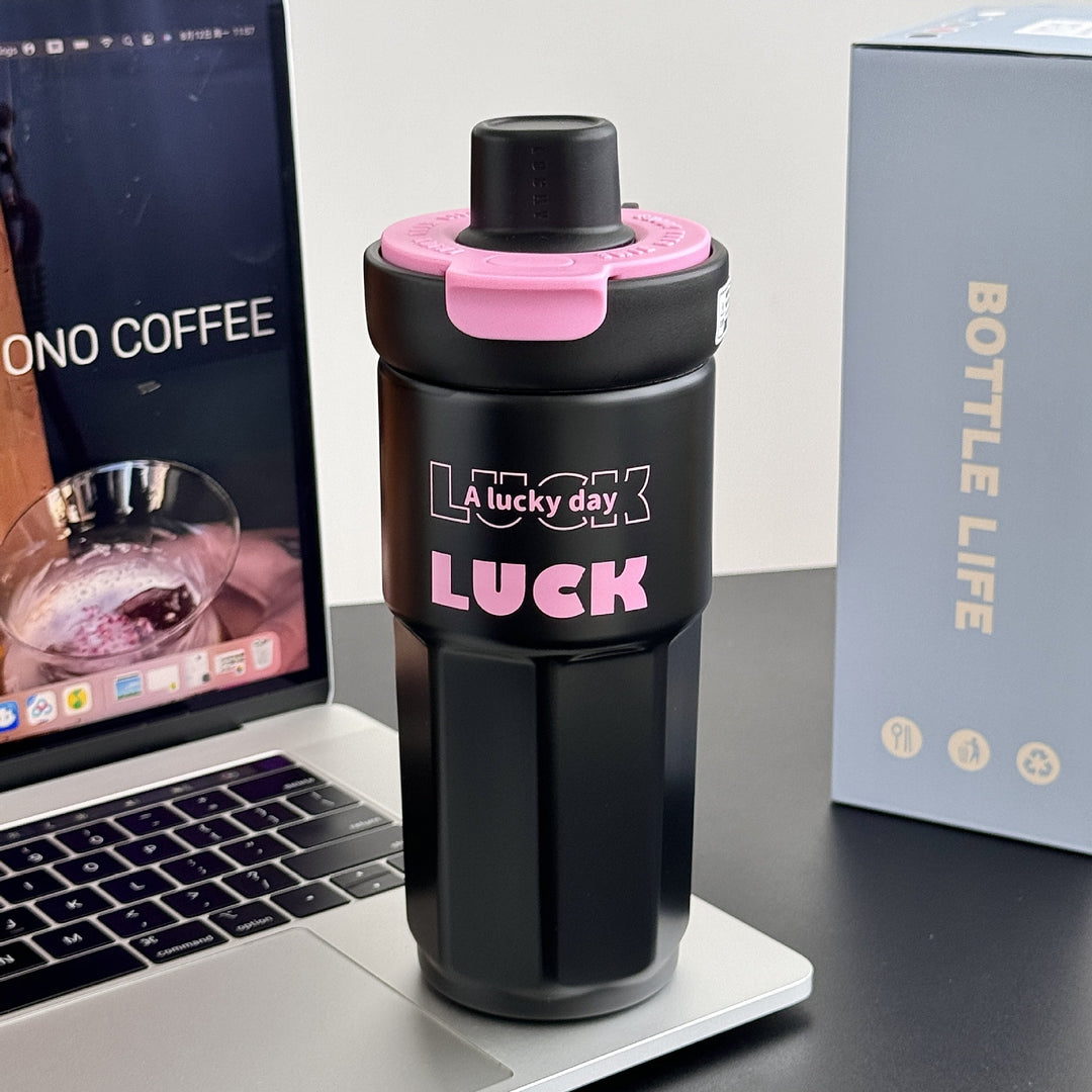 Ladies stylish coffee mug with spill-proof lid Stornfield