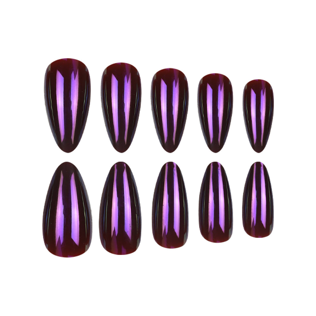 Glossy Long Stiletto Nail Art Stornfield