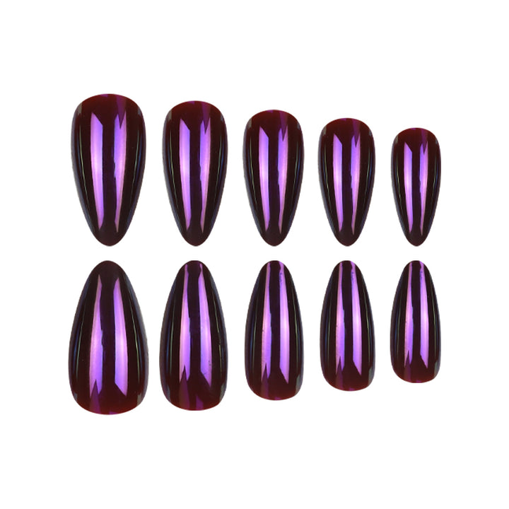Glossy Long Stiletto Nail Art Stornfield