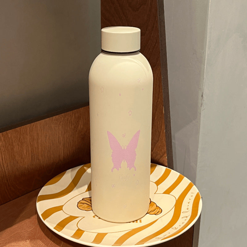 Ladies Insulated Bottle with Playful Dog Motif Stornfield