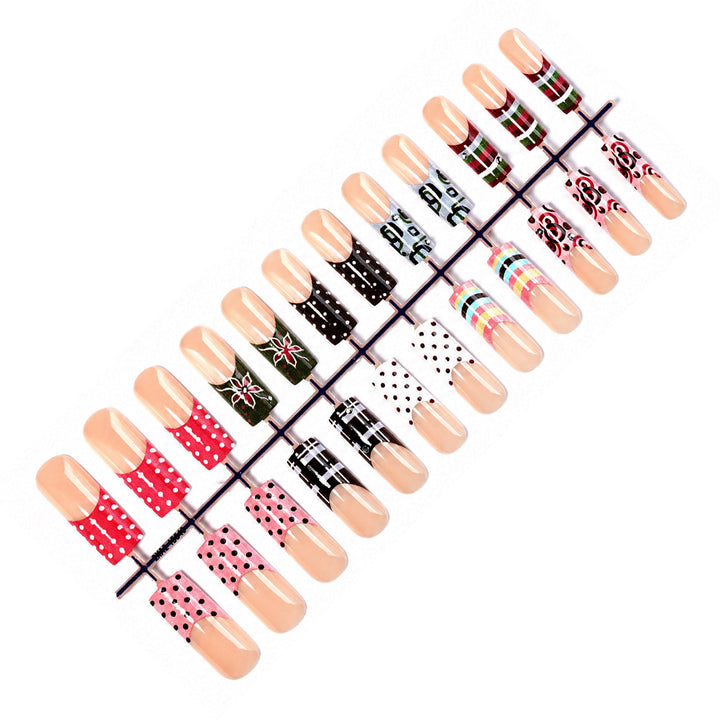 Nail art set with creative patterns and seasonal accents Stornfield