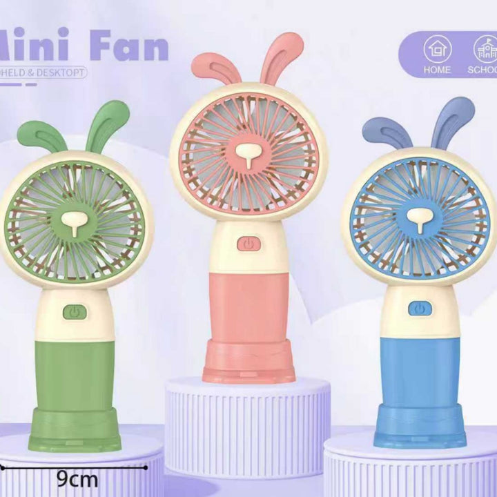 Unisex Handheld Fan with flexible design and integrated USB charging function Stornfield