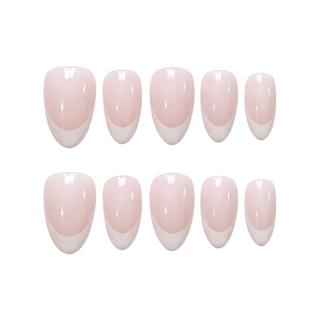 Elegant French Tip Press-On Nail Set