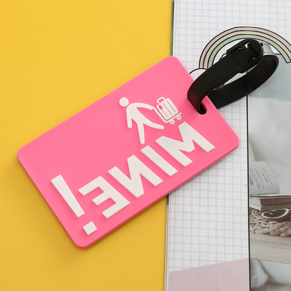 Unisex Luggage Tag with Motivating Holiday Message Bowlift