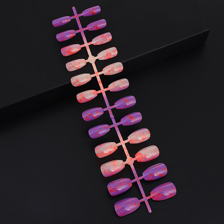 Luxury glitter design artificial nails Stornfield