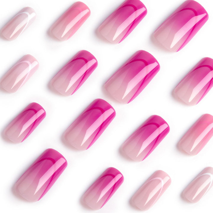 Artistic nail extensions with elegant ombre effects Stornfield