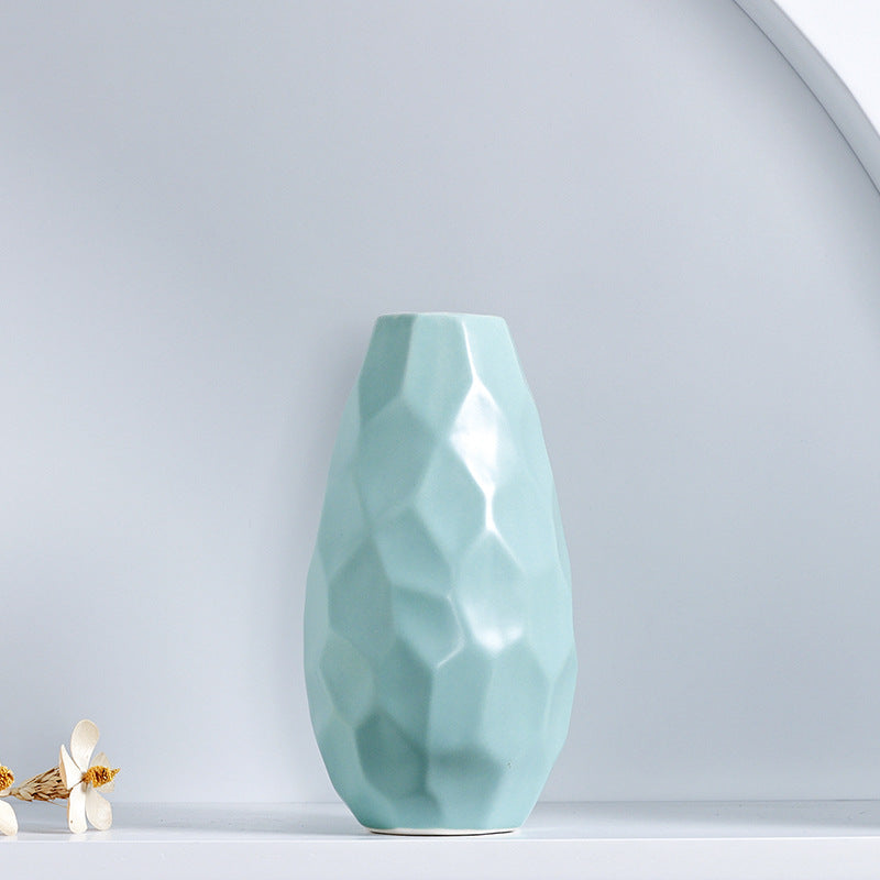 Unique Geometric Ceramic Vase Stornfeild