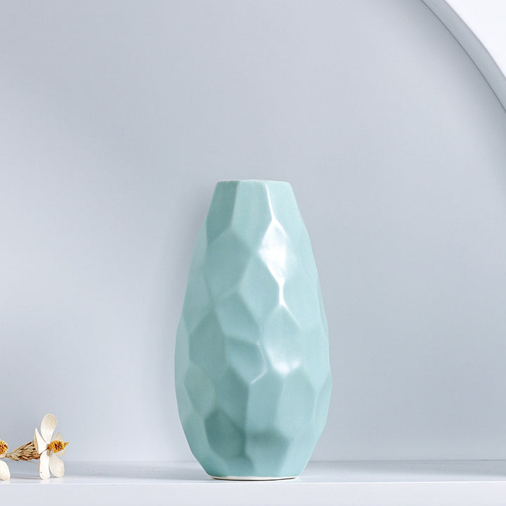 Unique Geometric Ceramic Vase Stornfeild