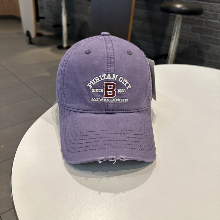 Men's Vintage-Inspired Embroidered Baseball Cap Stornfield
