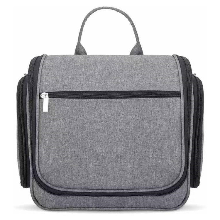 Elegant cosmetic bag with hanging hook and versatile compartments Stornfield