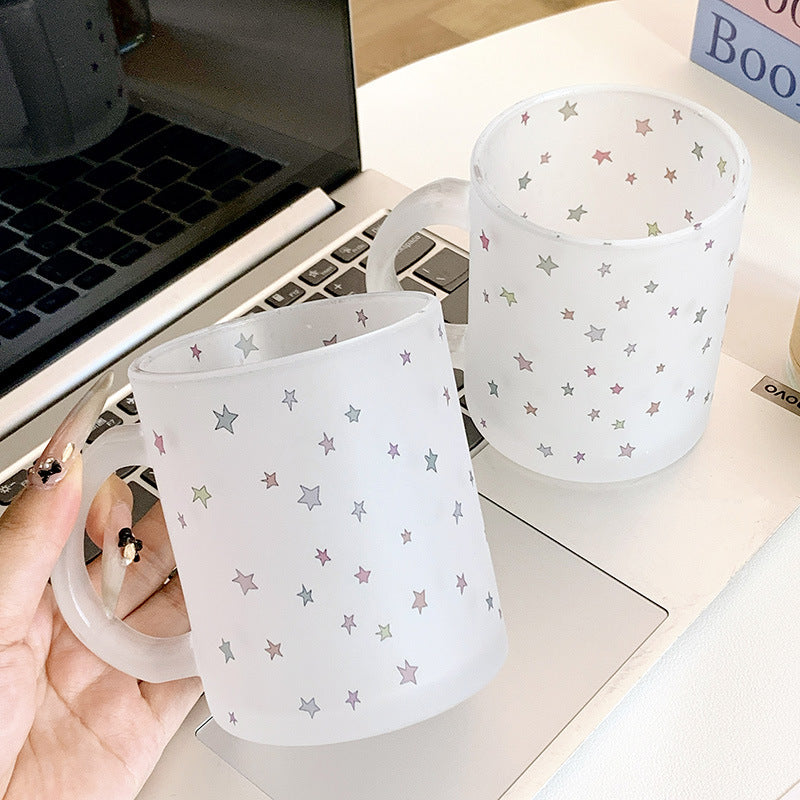 High-quality ceramic mug with sparkling star design Stornfield