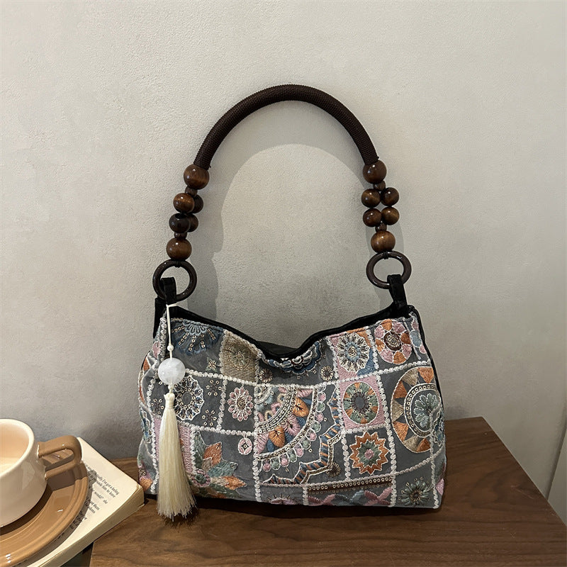 Artistic Patchwork Handbag