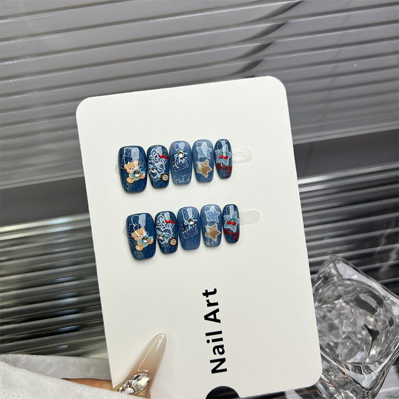 Whimsical Character Design Press-On Nails
