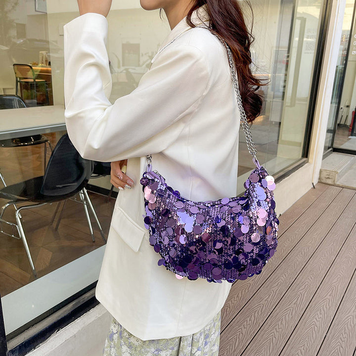 Sparkling Sequin Hobo Handbag
