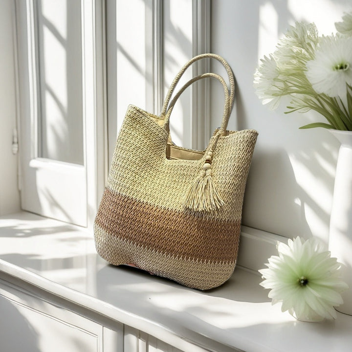 Handcrafted straw bag Stornfield