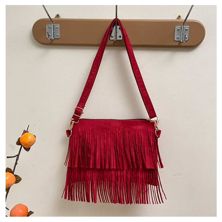 WoStylish Fringe Crossbody Bag Stornfield