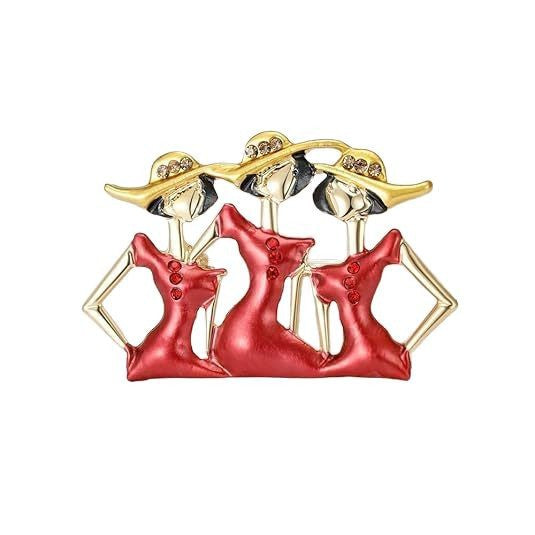 Artistic Figurine Brooch Stornfield