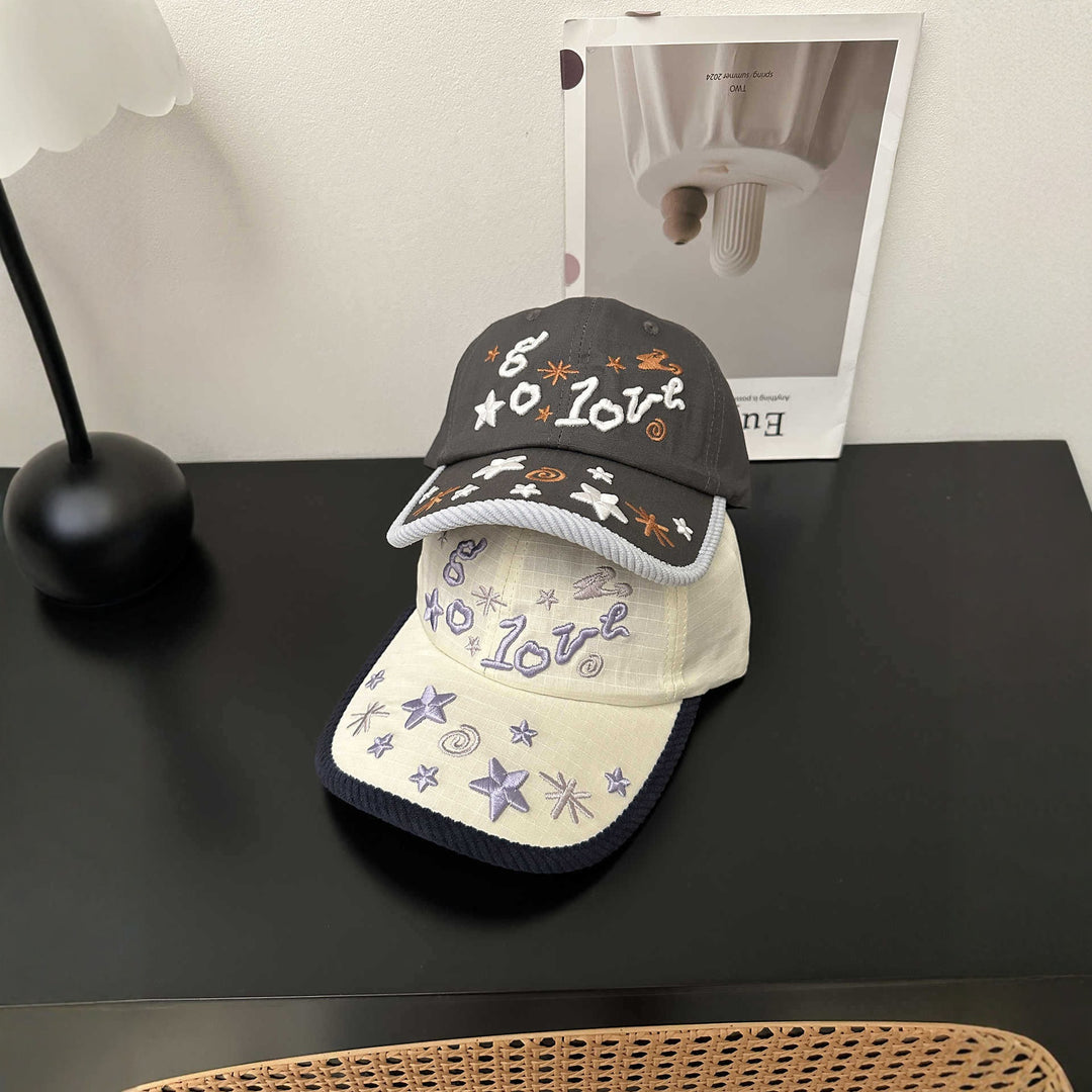 Women's Embroidered Star Pattern Baseball Cap Stornfield
