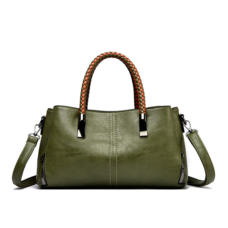 Elegant Braided Handle Handbag Stornfield