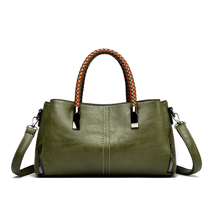 Elegant Braided Handle Handbag Stornfield