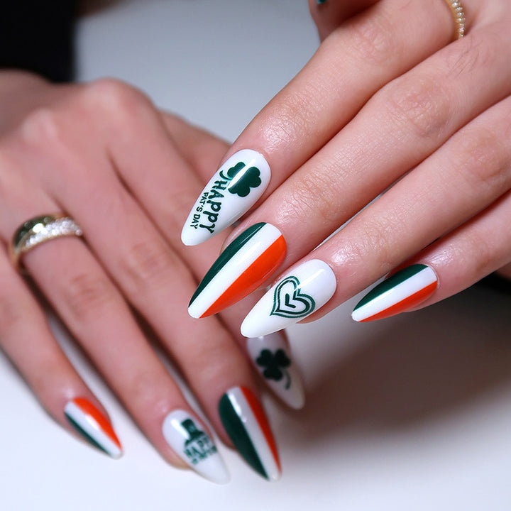 Trendy Nail Art in Irish Style Stornfield