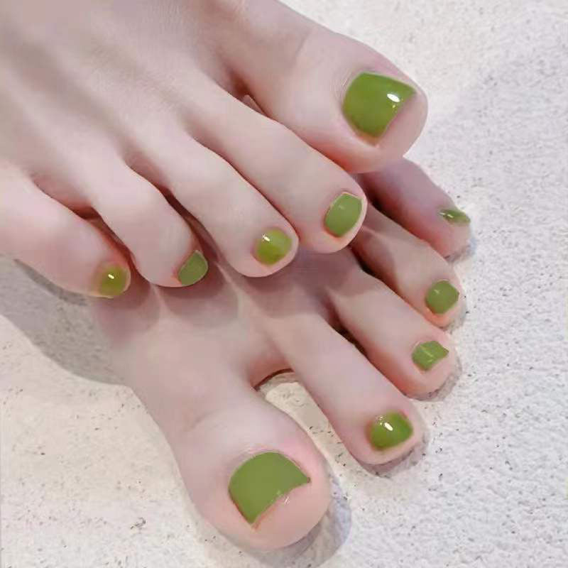 Premium Glossy Press-On Toe Nails Stornfield