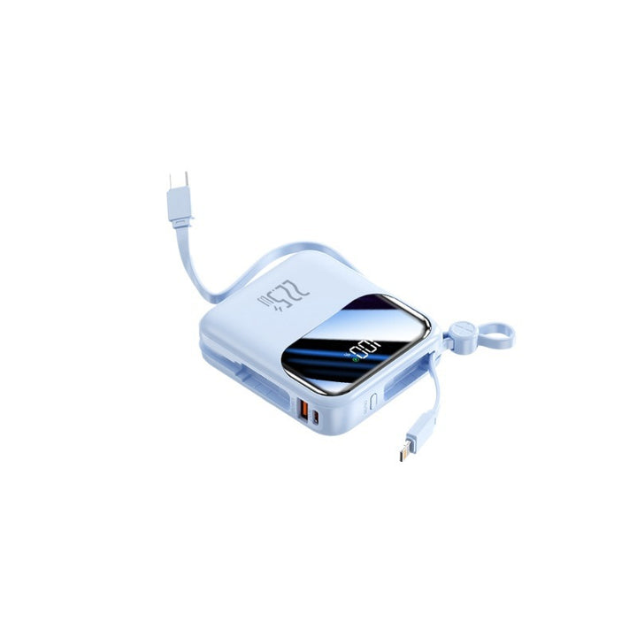 Portable power bank with innovative cable management system and fast charging function Stornfield