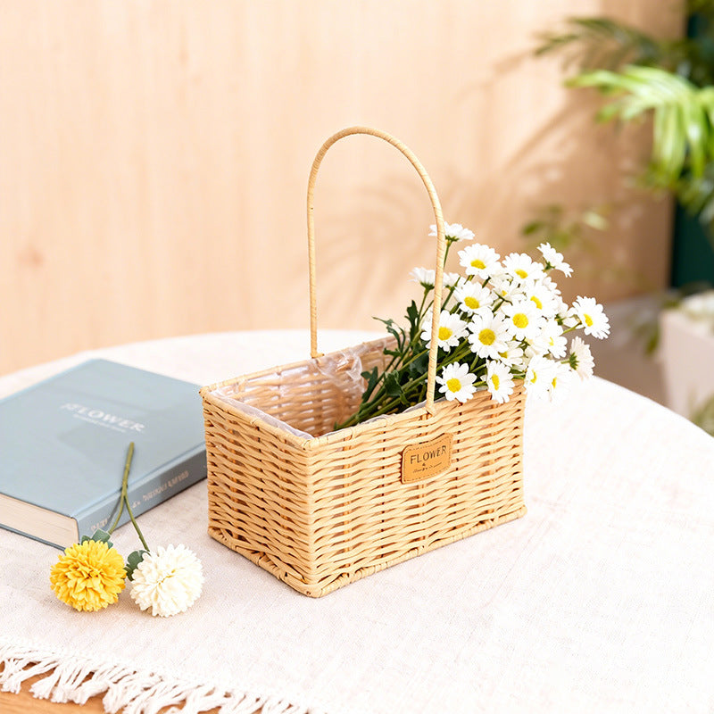 Decorative Wicker Storage Basket Stornfield
