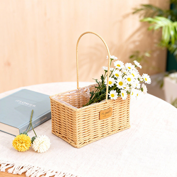 Decorative Wicker Storage Basket Stornfield
