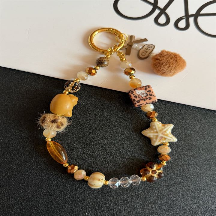 Decorative Beaded Charm Keychain Stornfield 1790135438
