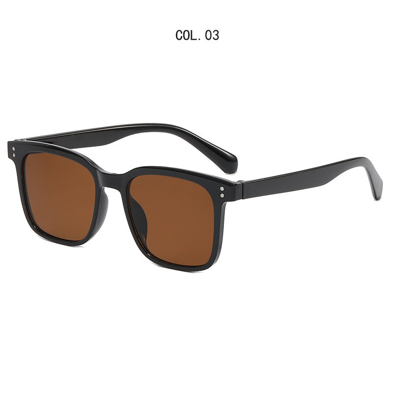 Contemporary Square Frame Sunglasses