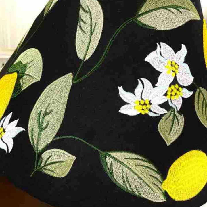 Decorative Table Lamp with Floral Design
