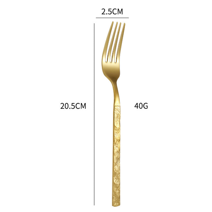 High-quality cutlery set with stylish, textured handle Stornfield