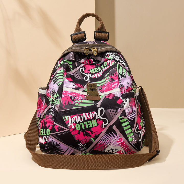 Trendy Graphic Print Backpack Stornfield