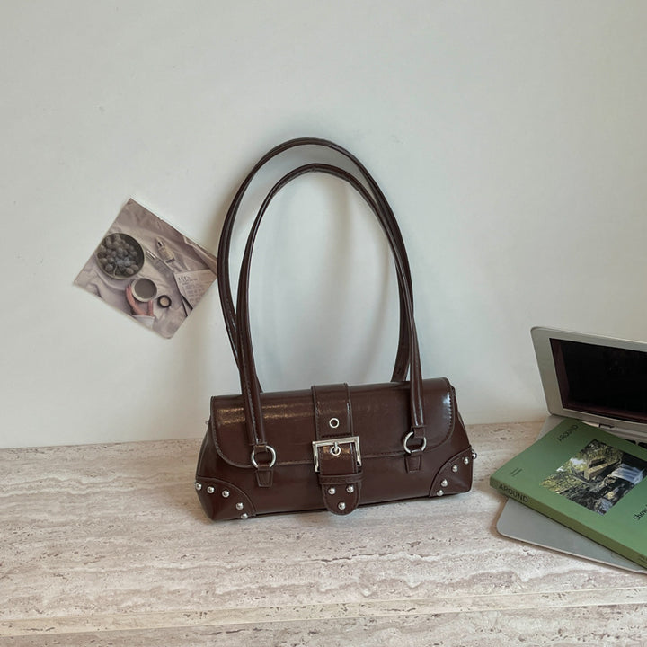 Elegant Buckle Detail Handbag